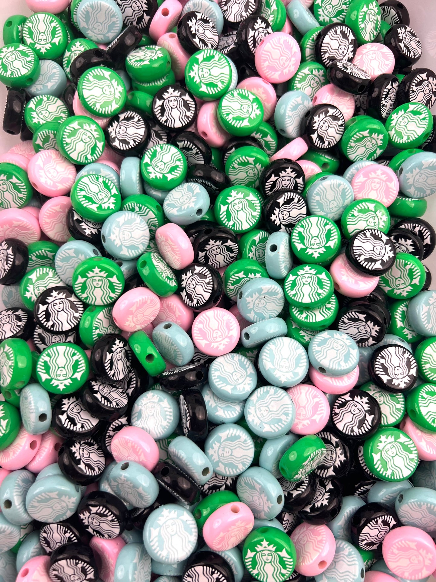 Coffee bucks pattern Beads