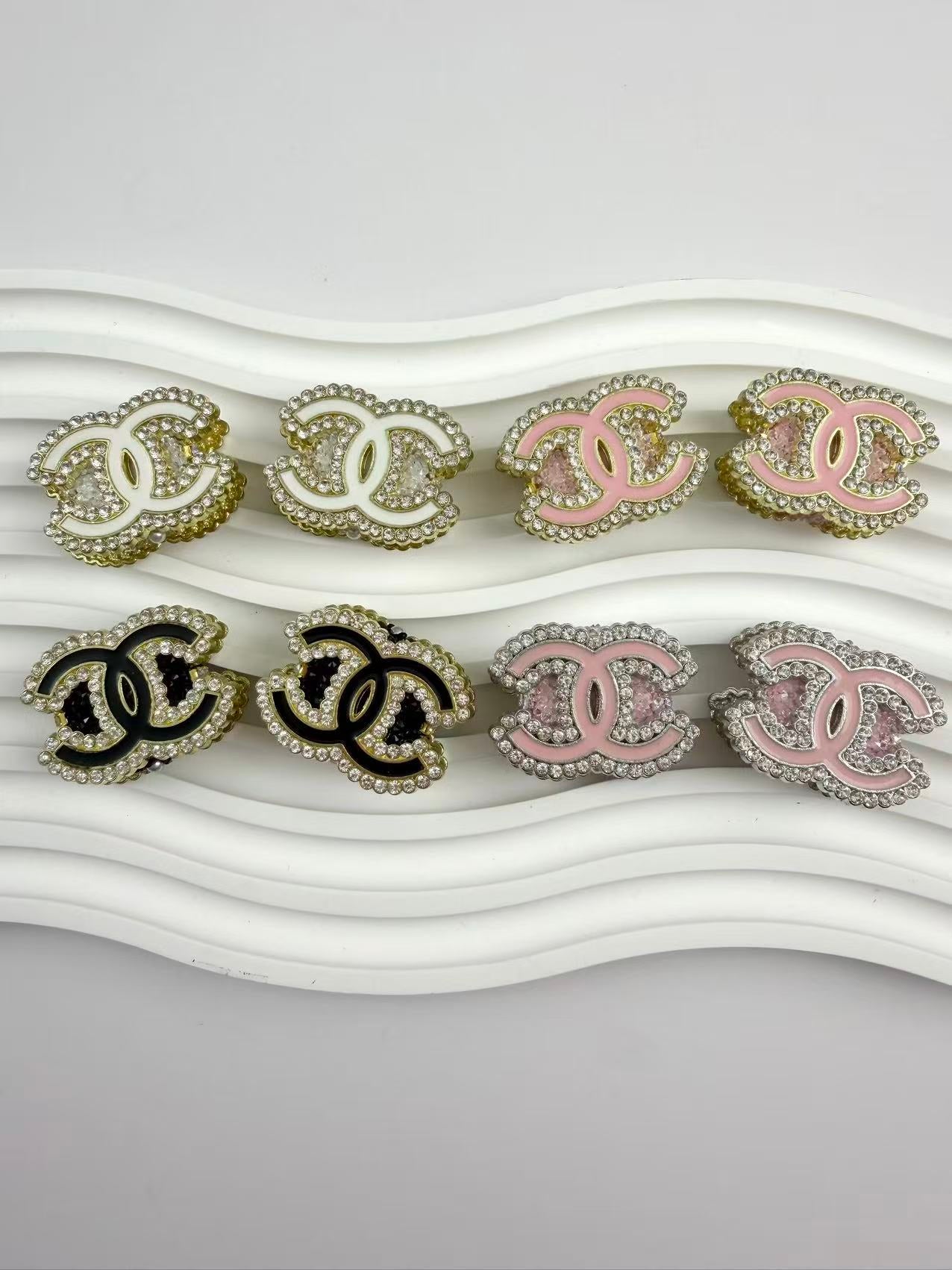 Designer alloy fancy metal logo beads