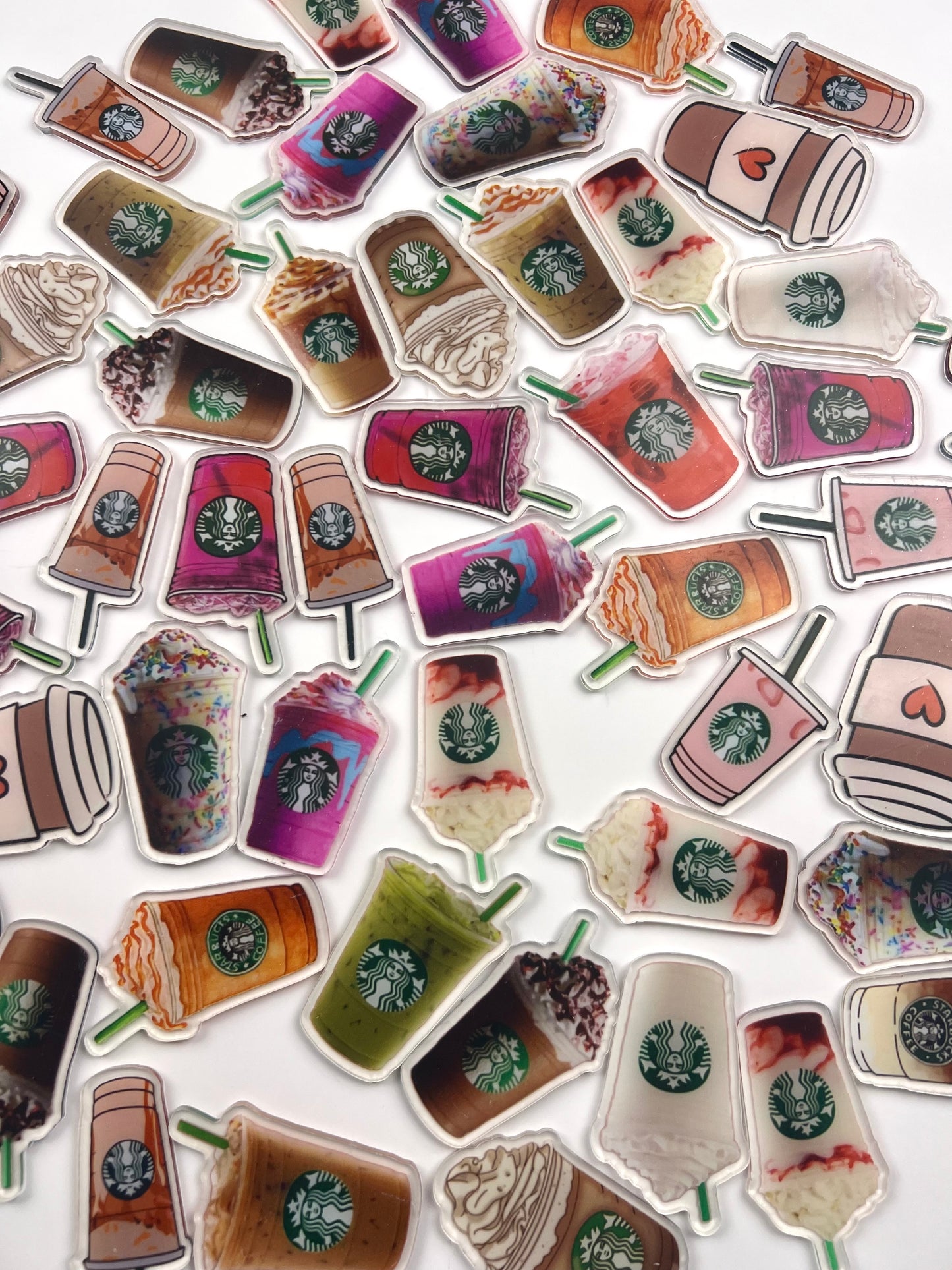 6cm coffee acrylic flatback sheet