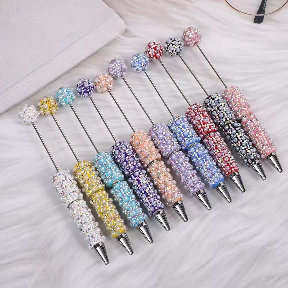 Pearl colorful fancy diy pens