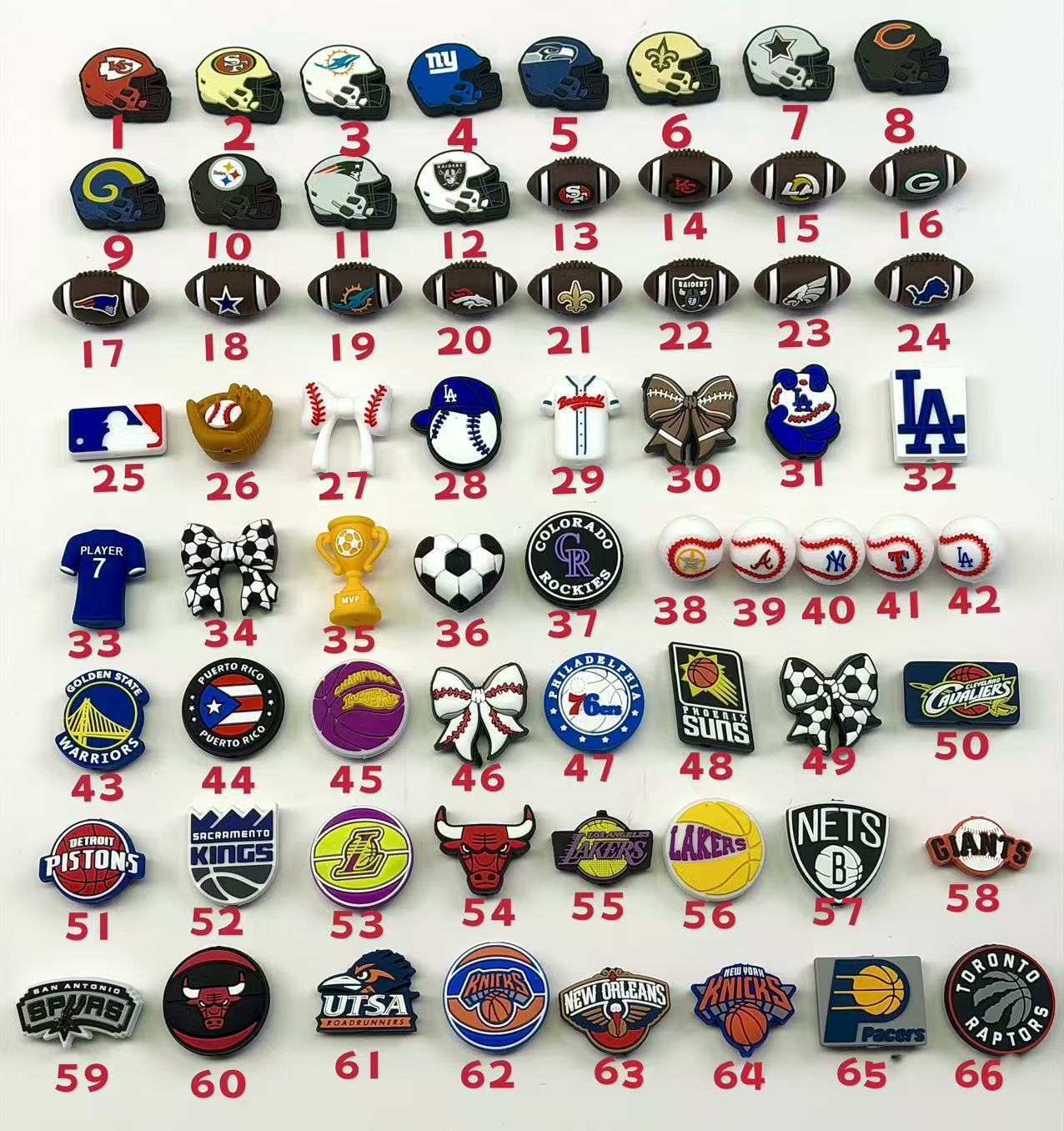 football baseball basketball Silicone focal bead