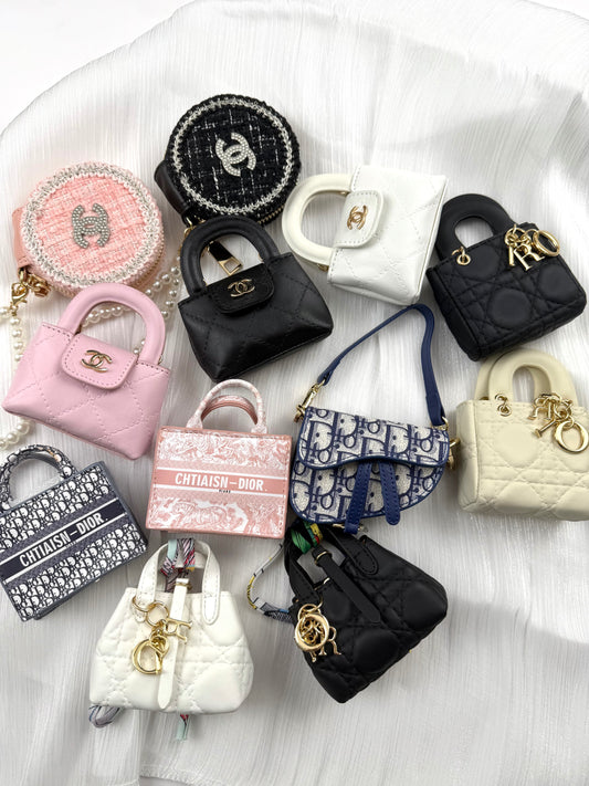 Mini Designer keychain bags