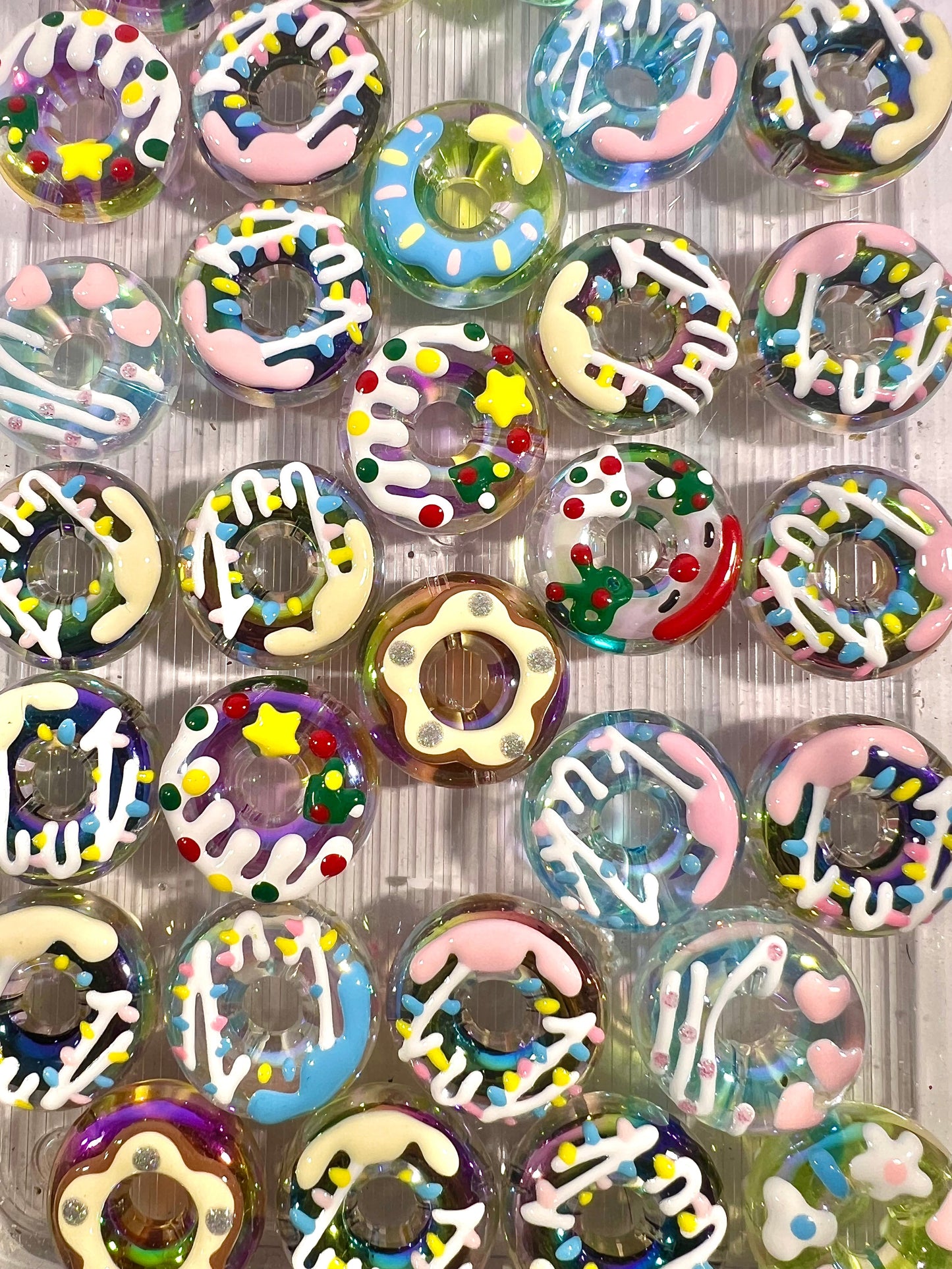 3cm Big donuts beads