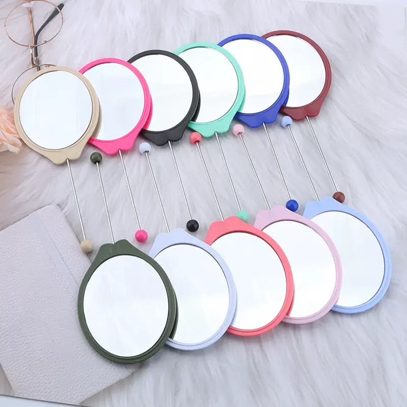 DIY beaded mirror
