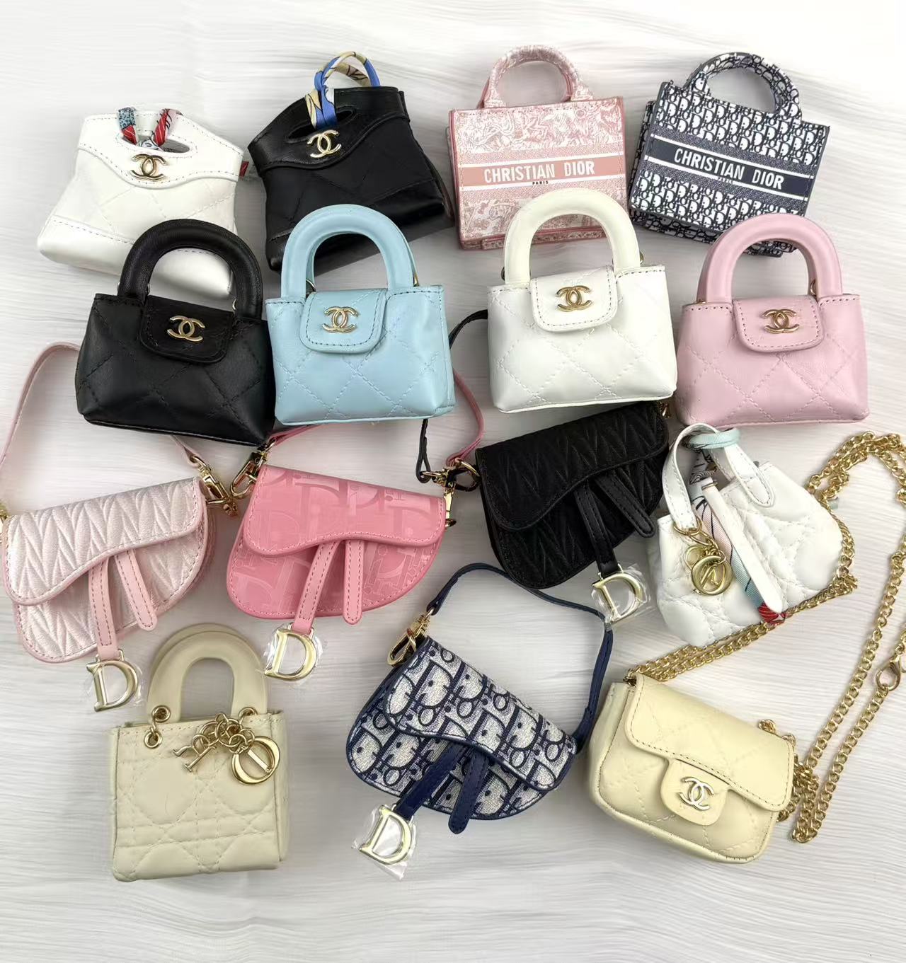 Mini Designer keychain bags