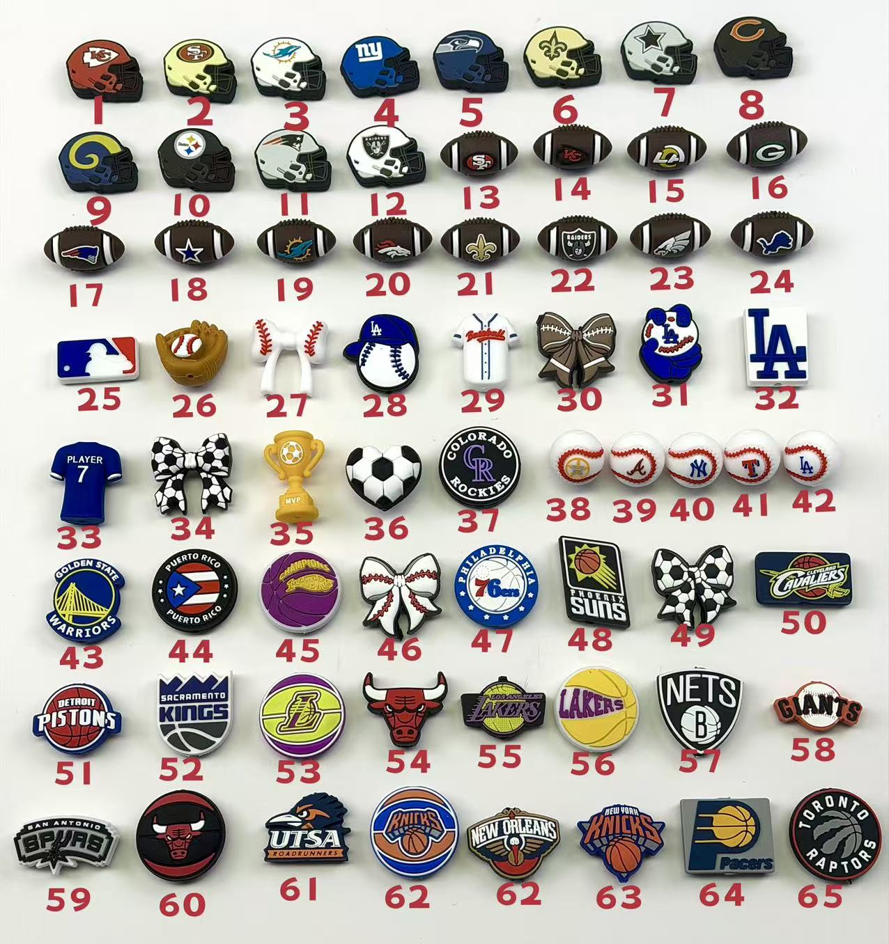 football baseball basketball Silicone focal bead