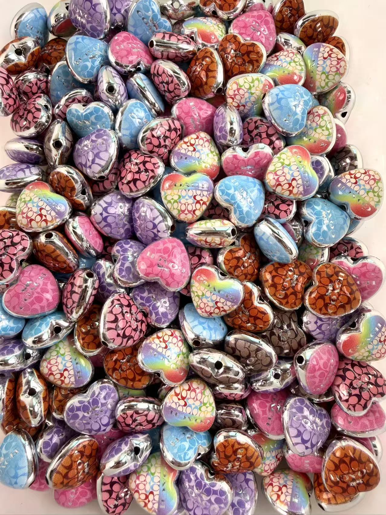 coach heart Designers Beads