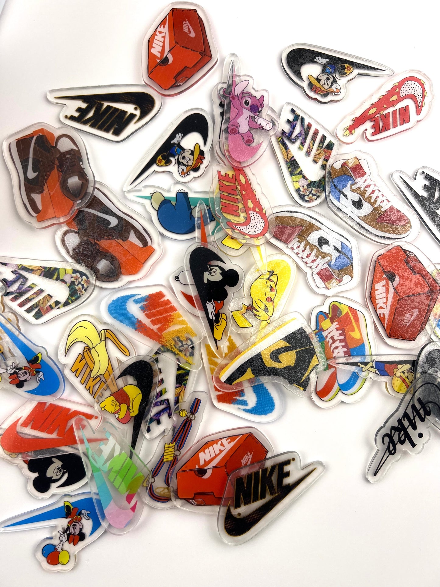 6cm shoes crylic flatback sheet