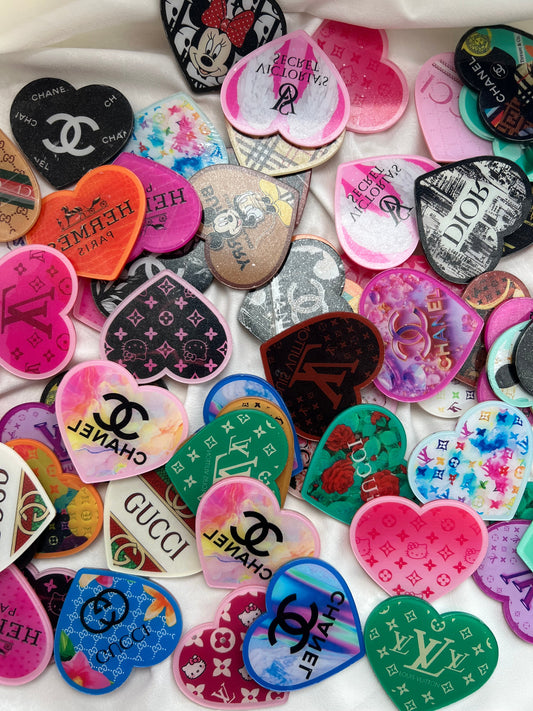 6cm Designer acrylic flatback sheets