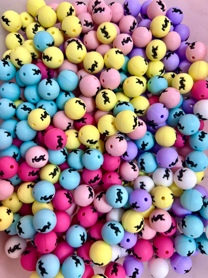 16mm Silicone designer beads(CC/VV/GG/DD/MK/YSl