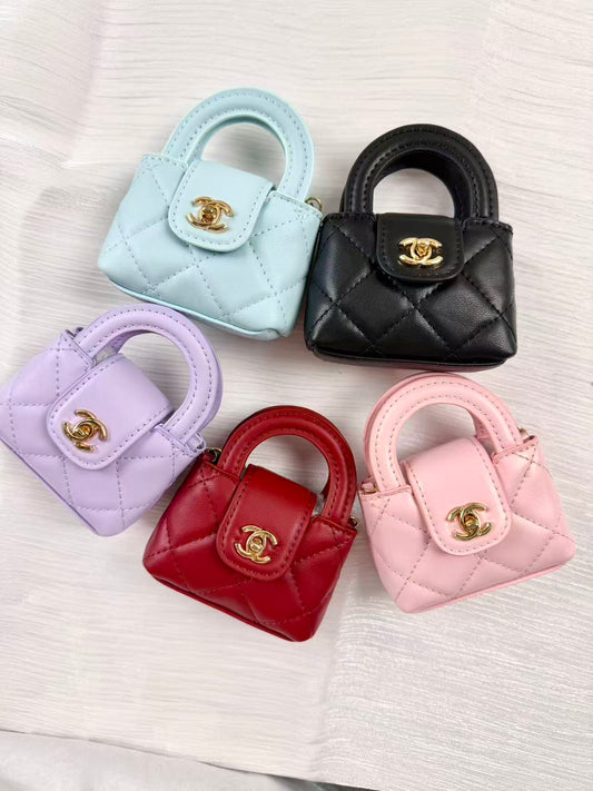 CC Designer bag charm with longchain