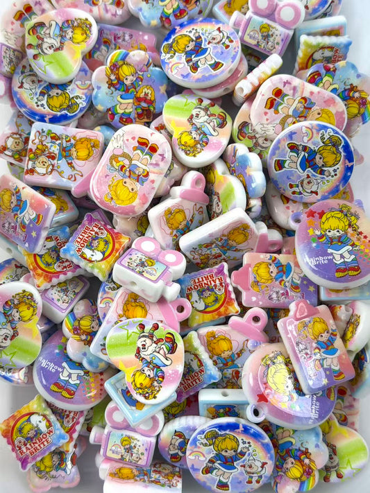 Rainbow girl bead mix