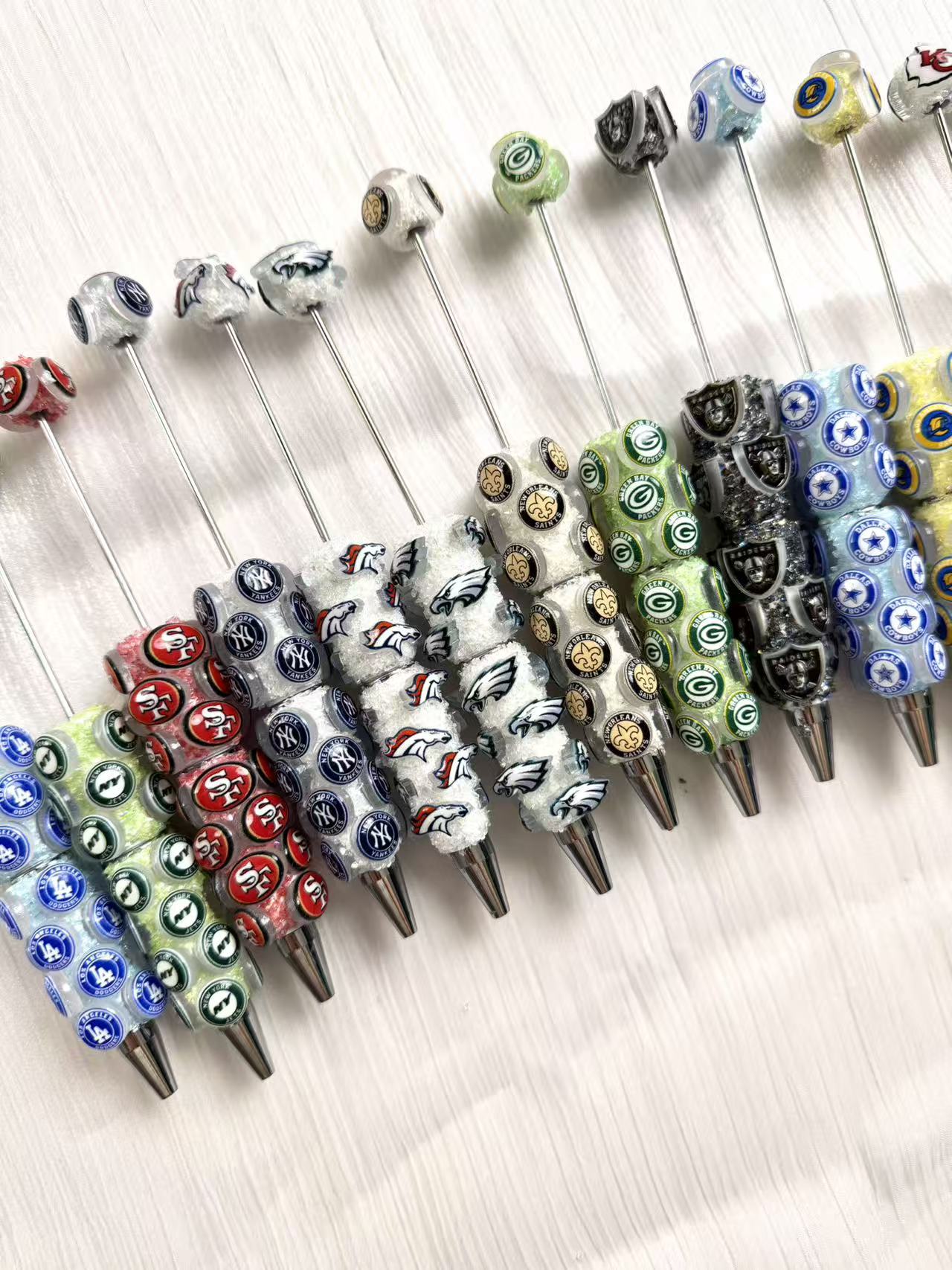 Sports colorful fancy diy pens