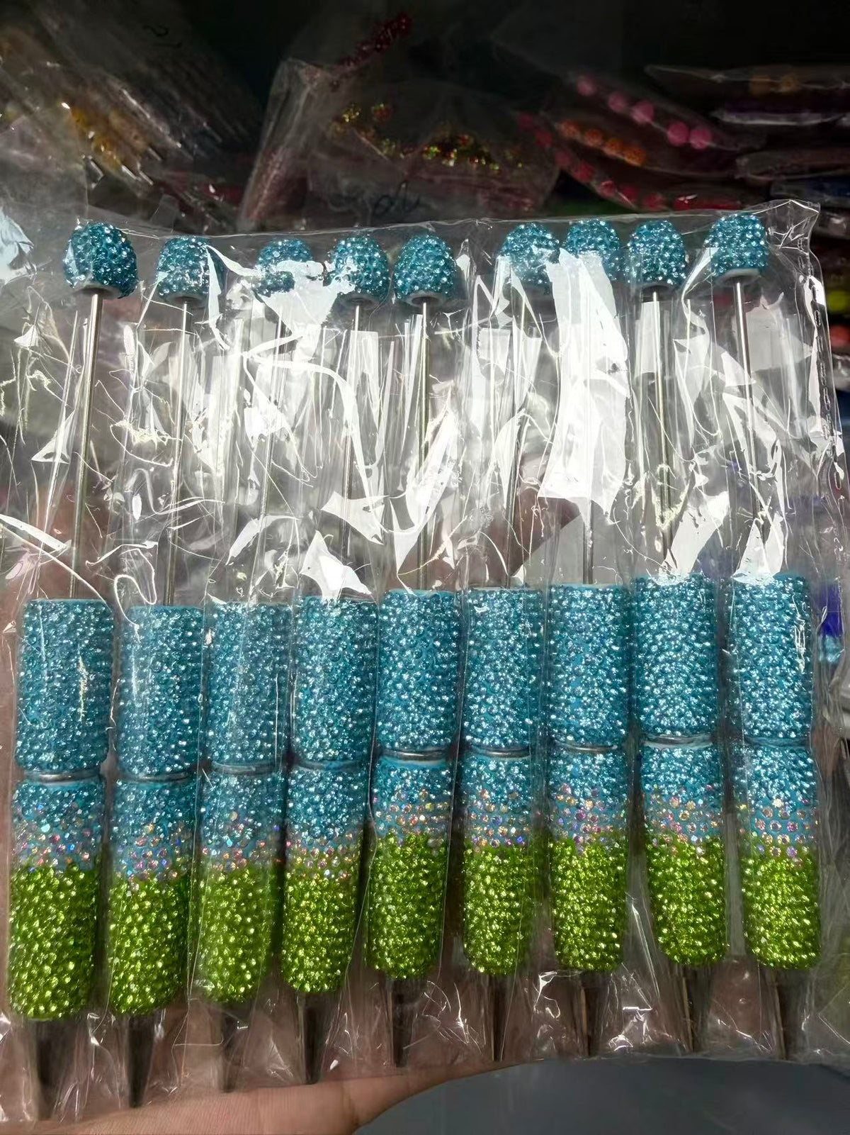 Rhinestone diy pens