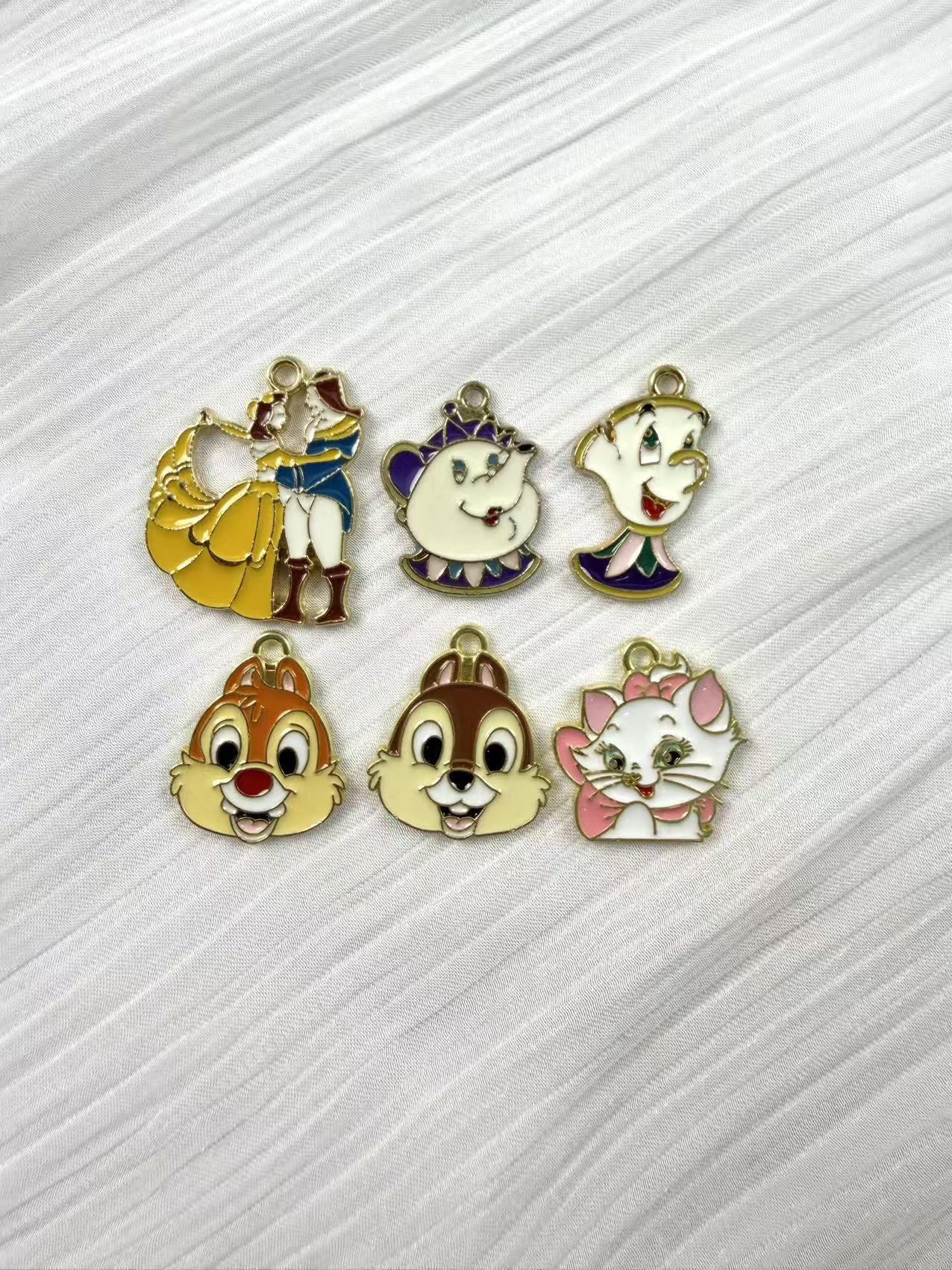 1 inch cartoon charm pendants
