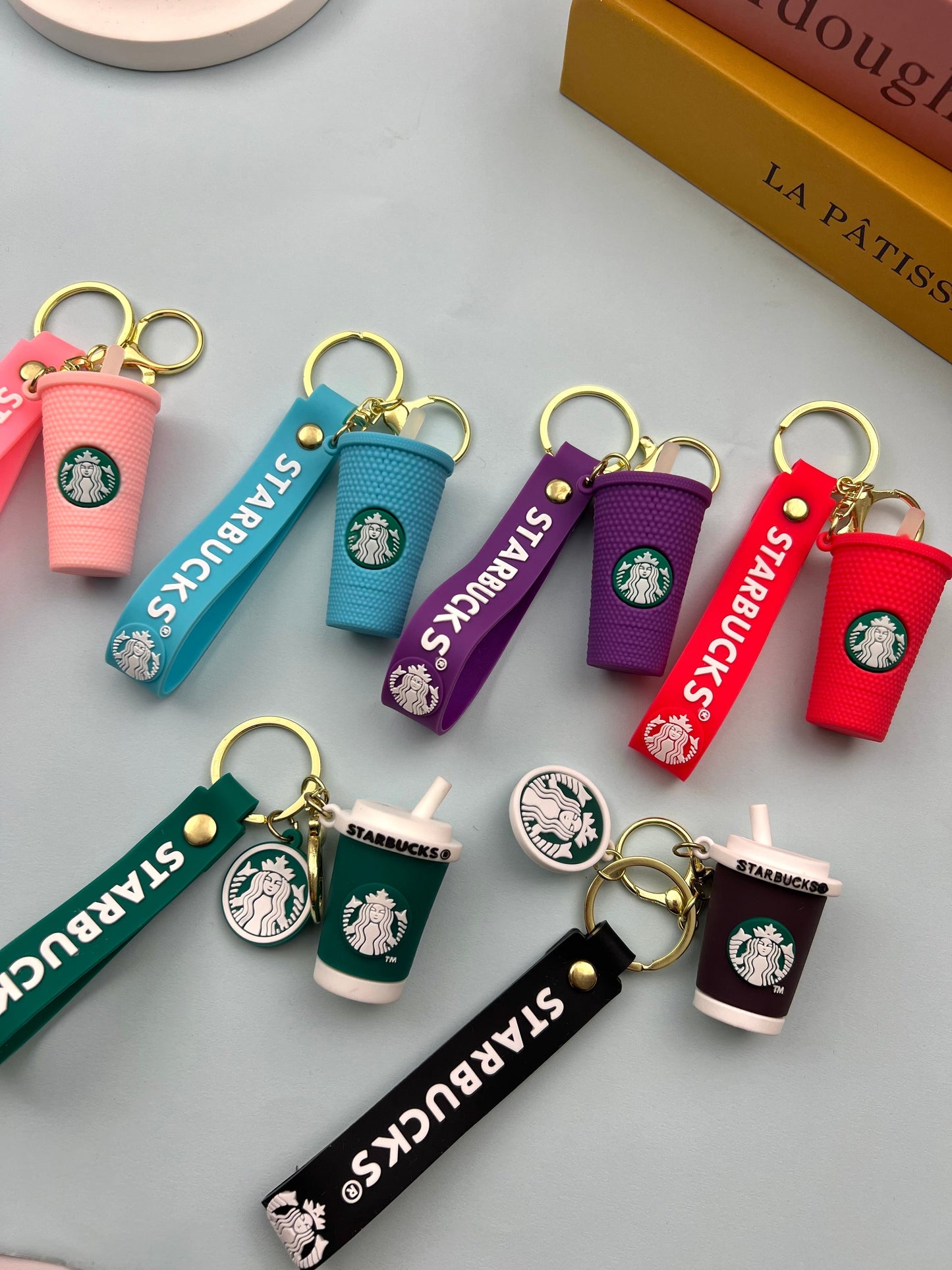 Large coffee starcup keychain