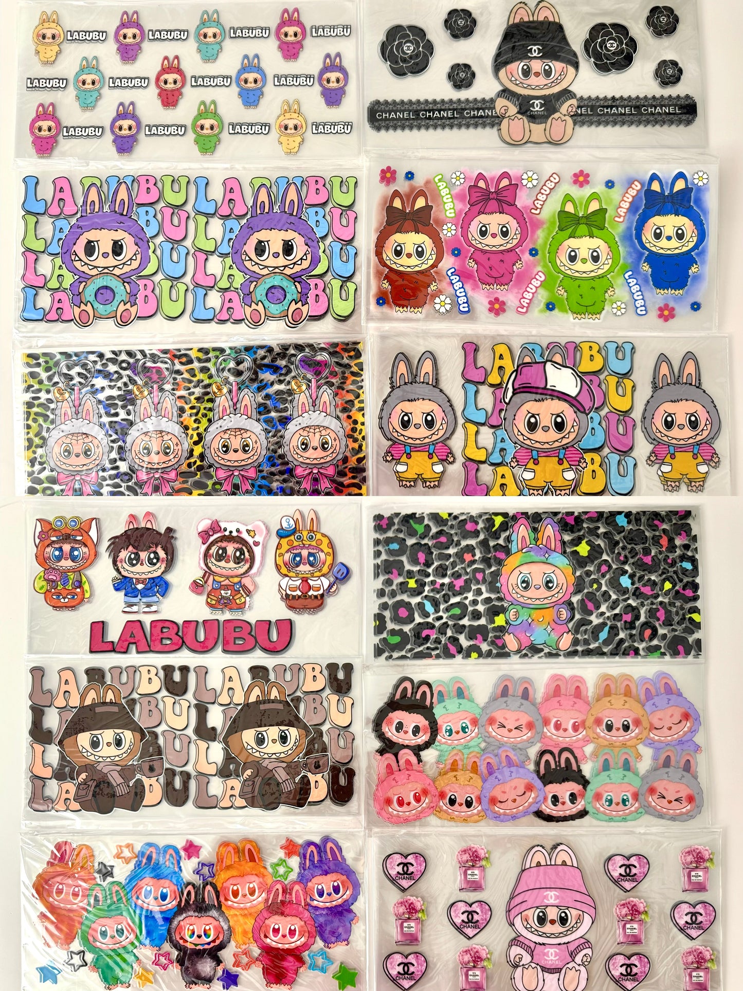 Labu Cup wrap 16oz UVDTF stickers