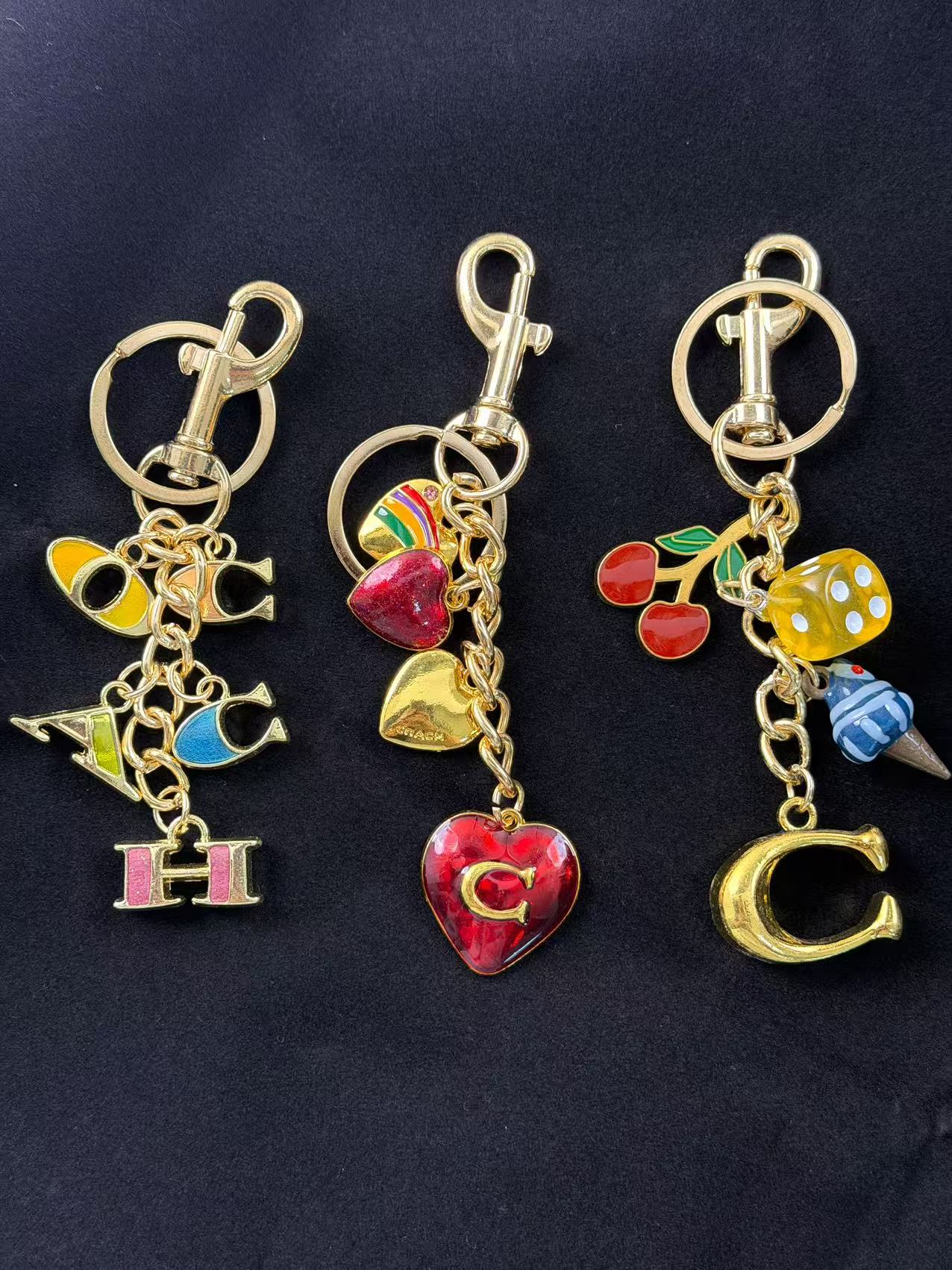 C keychain bag charm