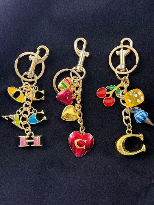 C keychain bag charm