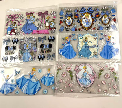 Princess Cup wrap 16oz UVDTF stickers