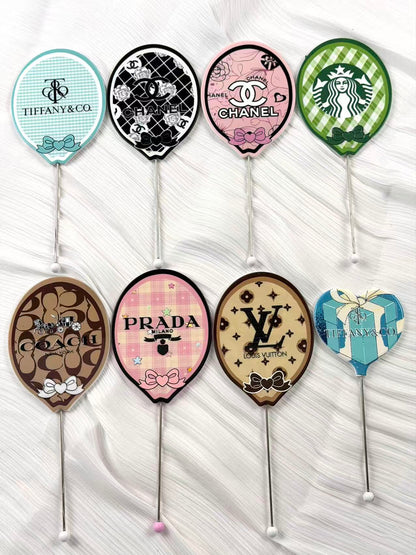 23cm Designer beadable mirror and comb