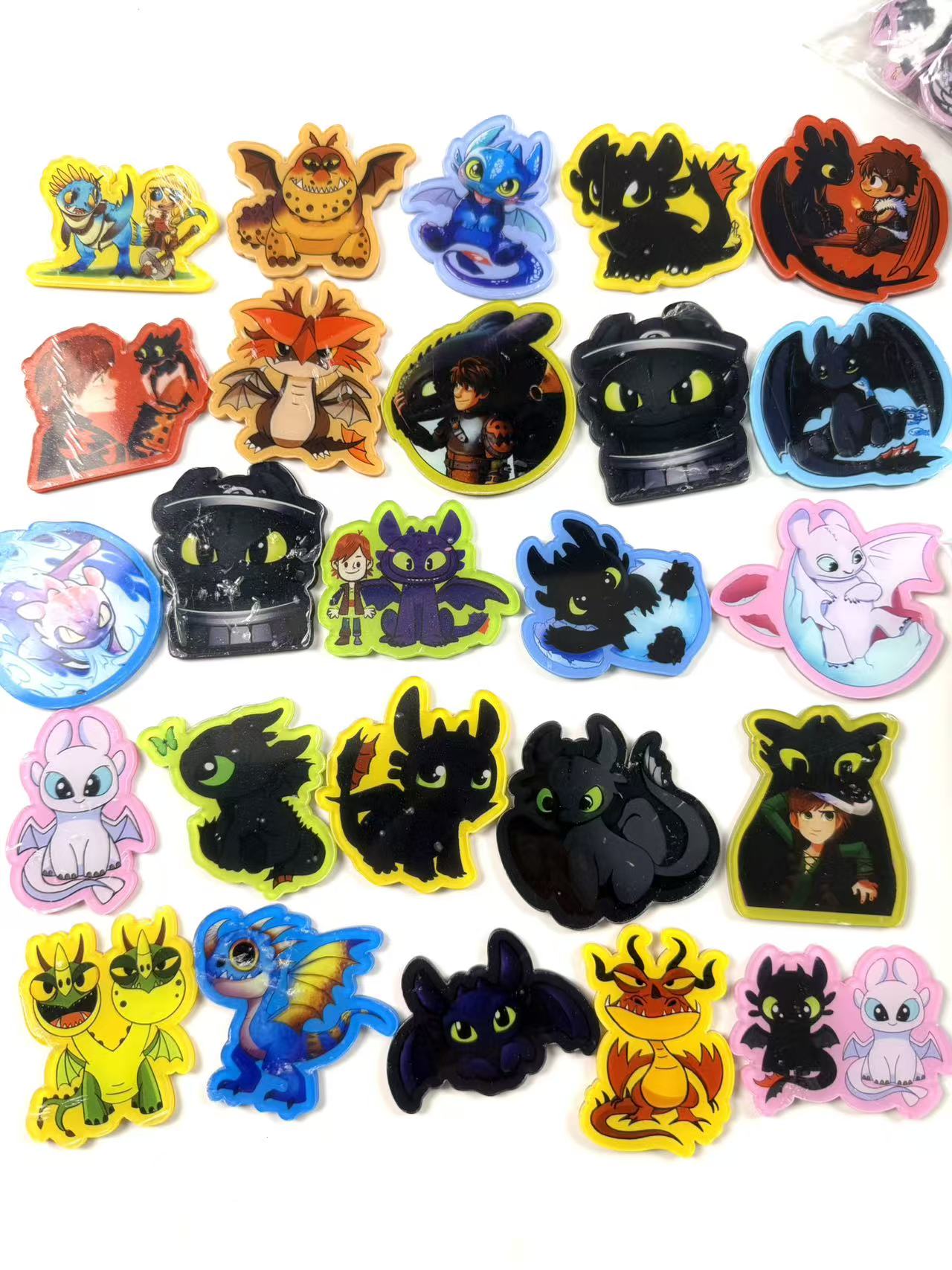 6cm cartoon acrylic flatback sheet