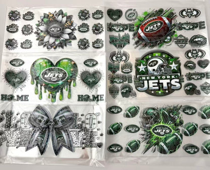 football team Cupwrap 16oz UVDTF stickers