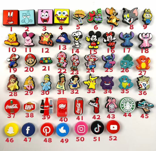 character Silicone focal bead