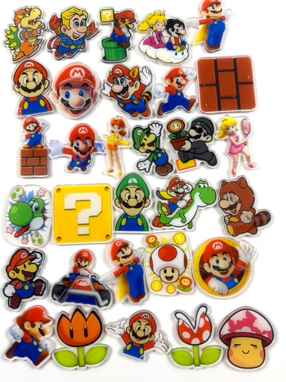 6cm cartoon acrylic flatback sheet