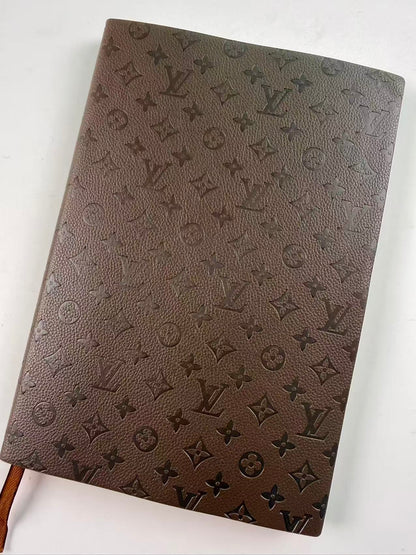 Leather Vv luxury A5 notebook