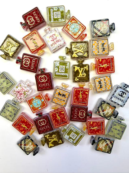Designer perfume bottle beads