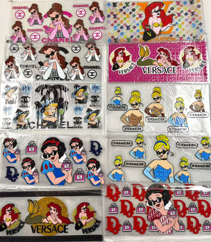 Designer Cupwrap 16oz UVDTF stickers