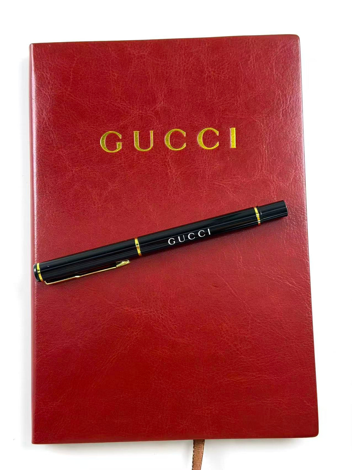 RED GG A5 notebook set with pen