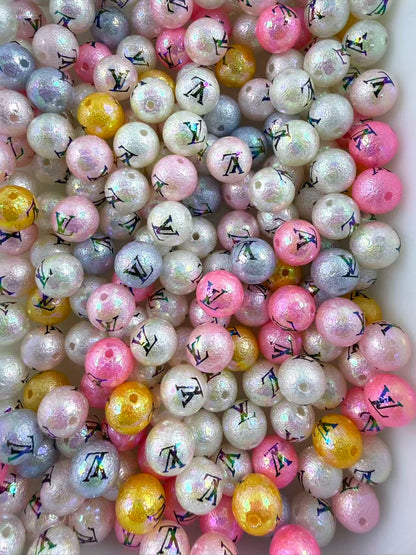 16mm acrylic designer beads(cc/vv/dd/gg/tiff/pra/ysl/h