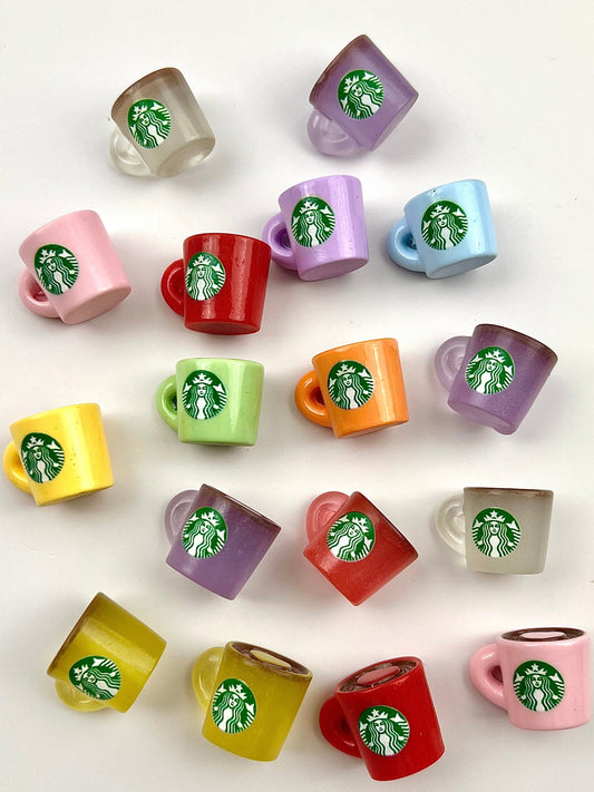 Colorful Starbucks Cup beads