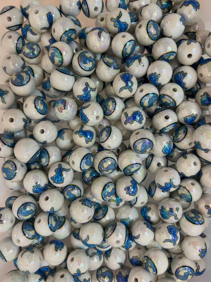 14 American football team bead