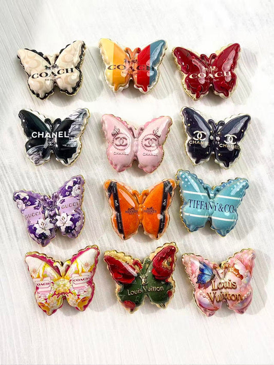 30mm butterfly beads