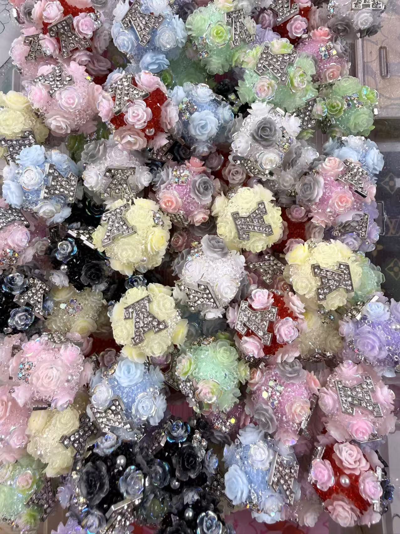 Designer 16mm round fancy bead