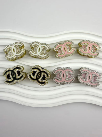 Designer alloy fancy metal logo beads
