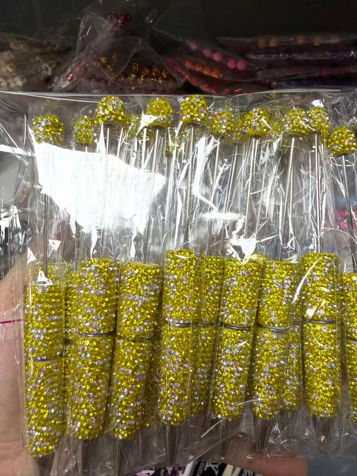 Rhinestone diy pens