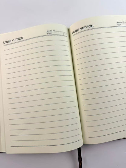 Leather Vv luxury A5 notebook