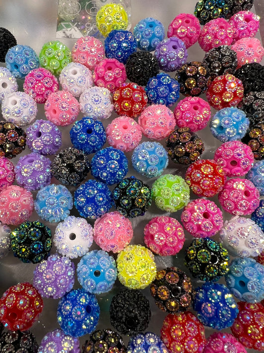 16mm/20mm shiny beads