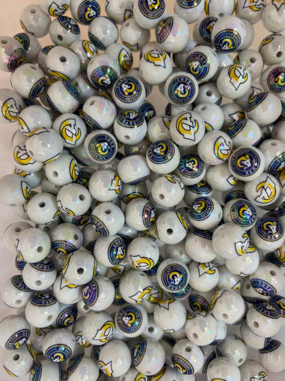 14 American football team bead