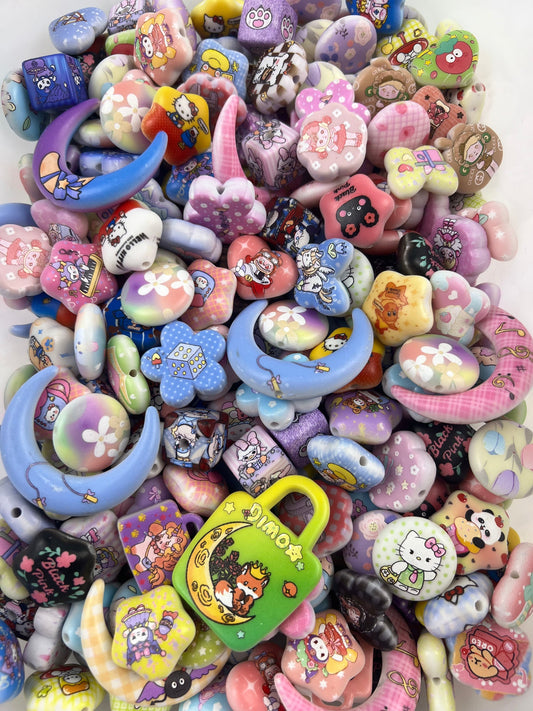 Cute charms bead mix