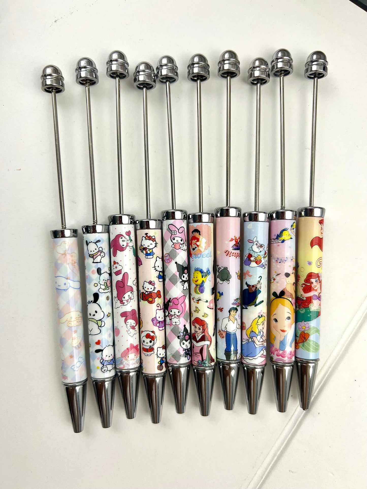 Sanrio/princess DIY Beaded Pen set-DIY writing