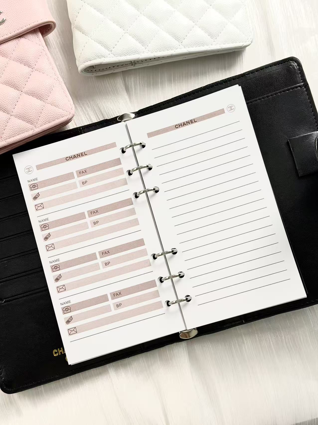 CC Leather luxury A5 notebook Journals