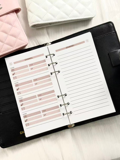 CC Leather luxury A5 notebook Journals