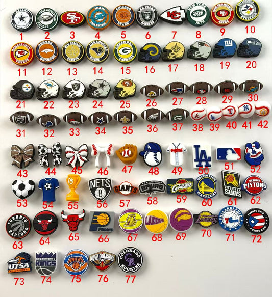 football baseball basketball Silicone focal bead