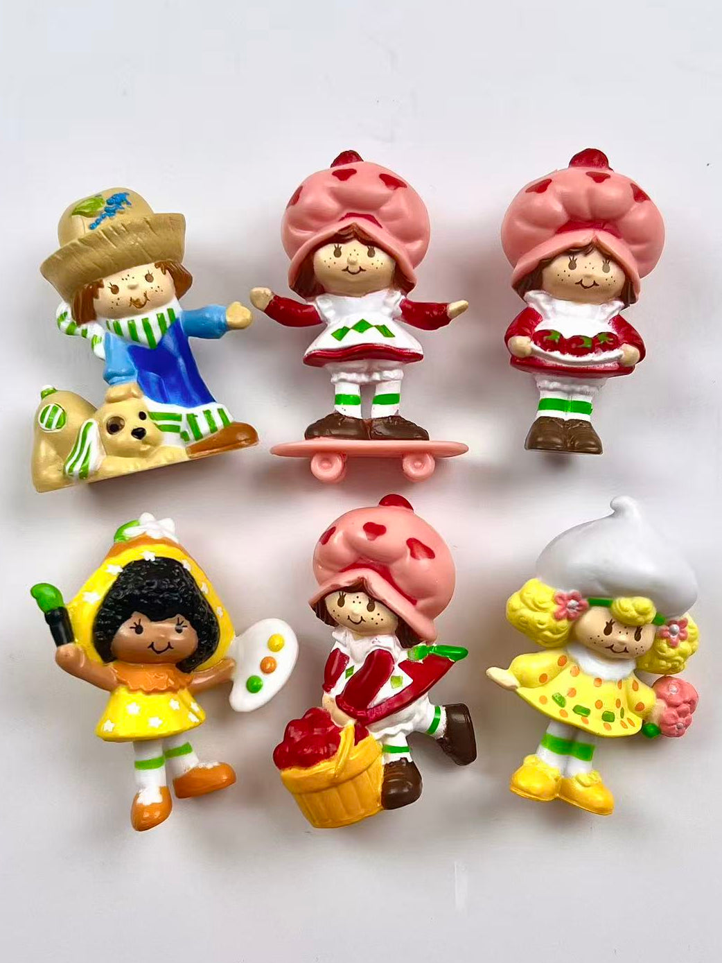 2 inches strawberry girls charm