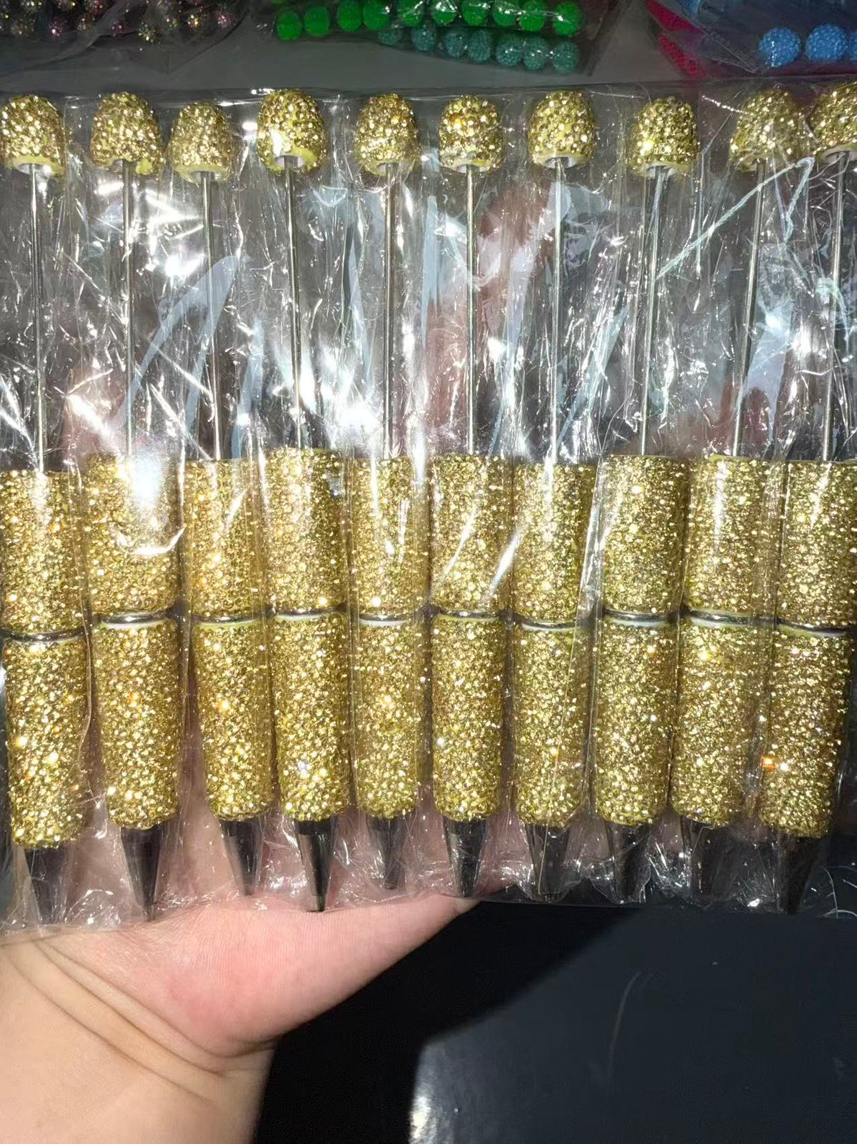 Rhinestone diy pens